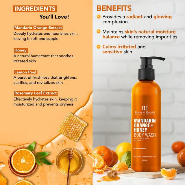 Skin Hydrating & Glow Boosting Body Wash Set (Pack of 3)