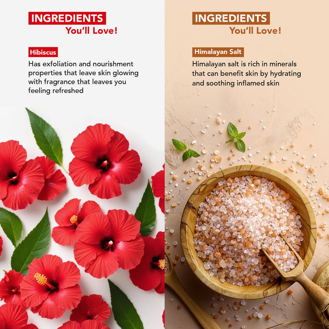Deep Exfoliation Combo - Himalayan & Hibiscus Body Scrubs (Set of 2)