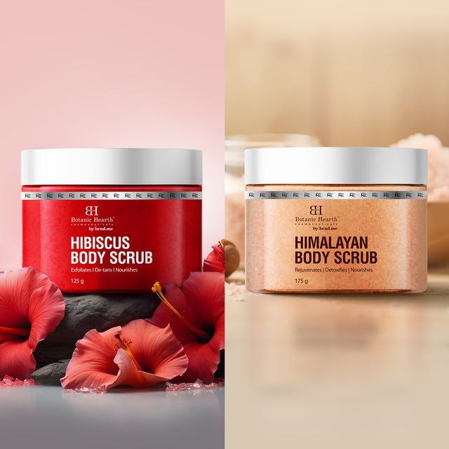Deep Exfoliation Combo - Himalayan & Hibiscus Body Scrubs (Set of 2)