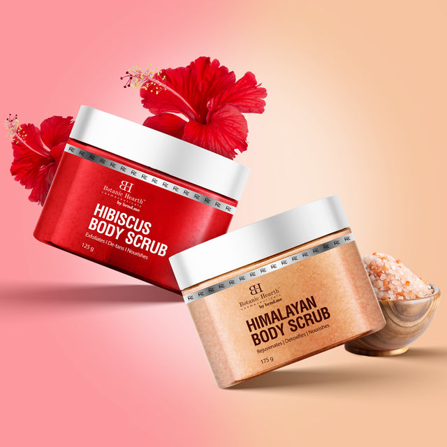 Deep Exfoliation Combo - Himalayan & Hibiscus Body Scrubs (Set of 2)