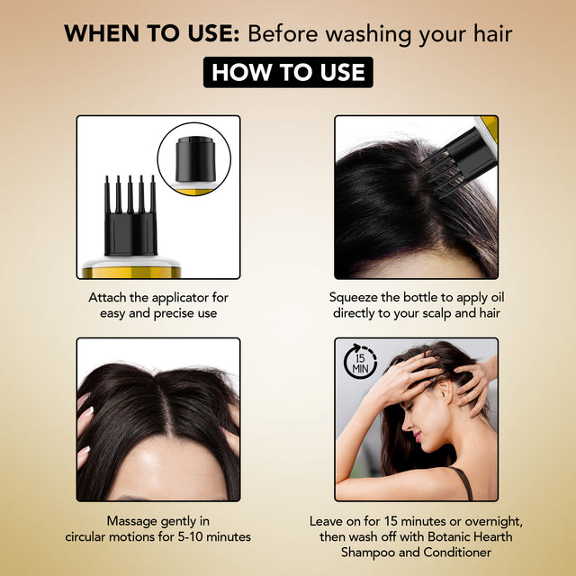 Pure Rosemary & Hibiscus Silk Protein - Hair Oil Set of 2