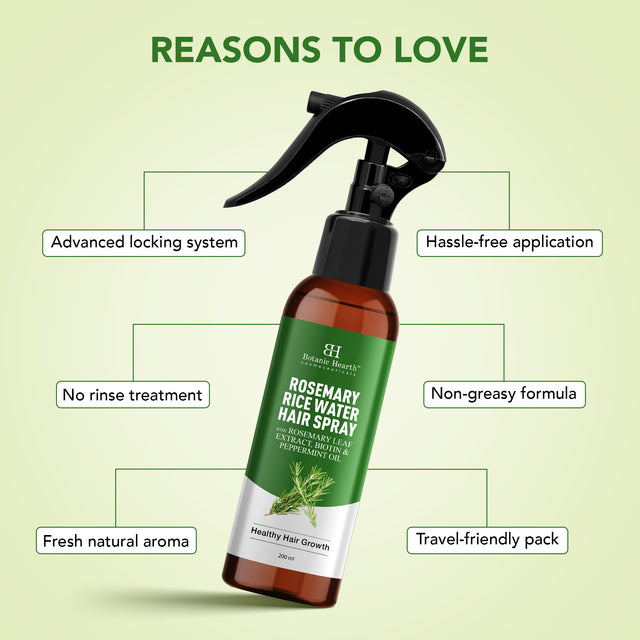 Rosemary Rice Water Hair Spray - 200ml