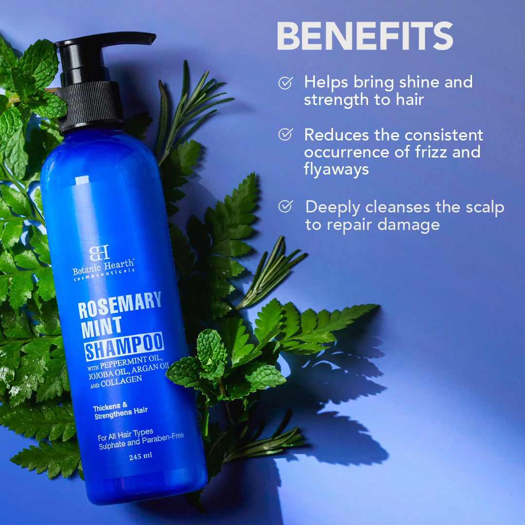 Botanic Hearth Rosemary Mint Shampoo, 245ml Botanic Hearth India
