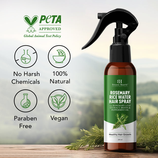 Rosemary Rice Water Hair Spray - 200ml