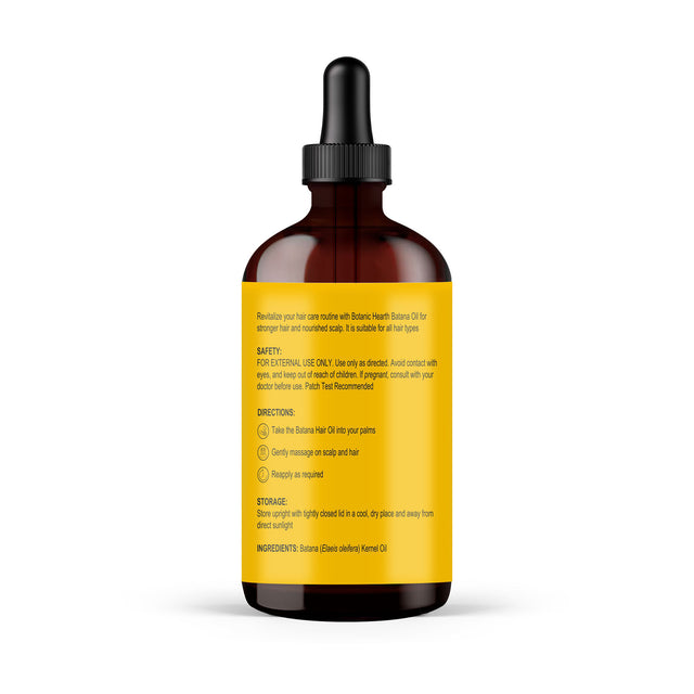 100% Pure Raw Batana Oil for Hair Growth - 118ml