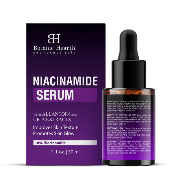 10% Niacinamide Face Serum with Zinc PCA, Cica & Hyaluronic Acid | 30 ml