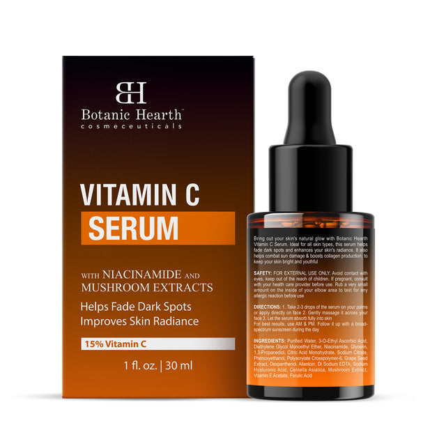 15% Vitamin C Face Serum with Niacinamide, Hyaluronic Acid & Vitamin E | 30 ml