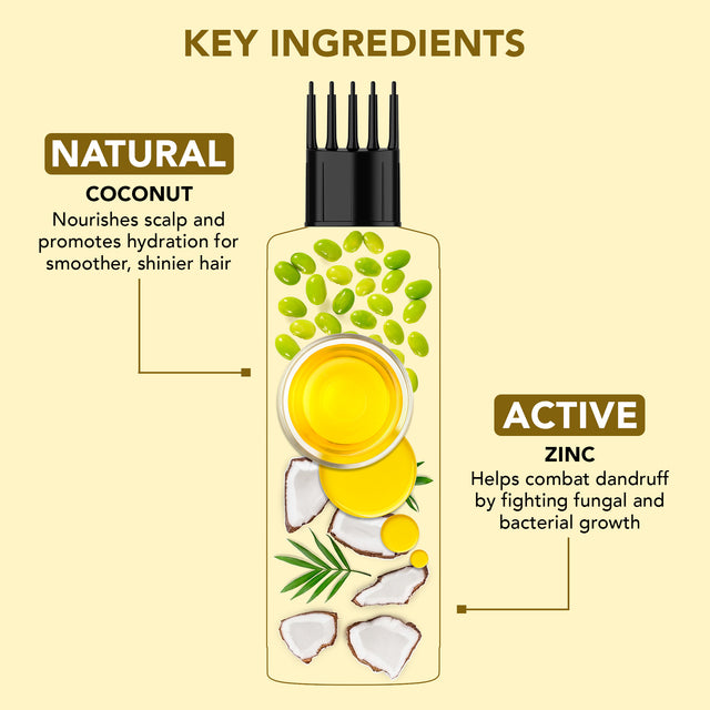 Coconut & Zinc Pyrithione Hair Oil – 150ml