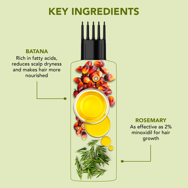 100% Pure Rosemary Batana Oil for Hair Growth - 150ml