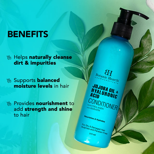 Jojoba Oil & Hyaluronic Acid Conditioner, 245ml