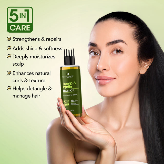 Hemp Biotin Grow & Strengthen Hair Oil - 150ml