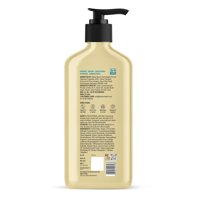 Defrizz & Repair Shampoo with Coconut Oil & Peptides