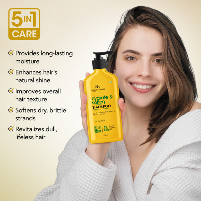 Hydrate & Soften Shampoo with Aloe Vera & Vegan Protein