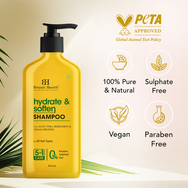 Hydrate & Soften Shampoo with Aloe Vera & Vegan Protein