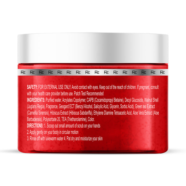 Hibiscus Body Scrub with Green Tea & AloeVera Extract
