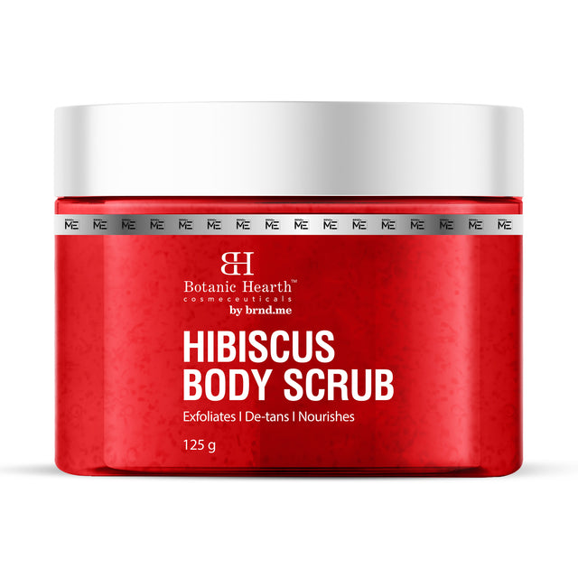 Hibiscus Body Scrub with Green Tea & AloeVera Extract