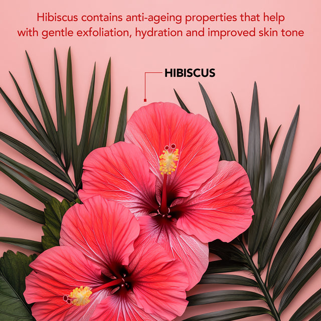 Hibiscus Body Scrub with Green Tea & AloeVera Extract