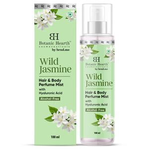 Botanic Hearth Wild Jasmine Hair and Body Perfume Mist 100ml 