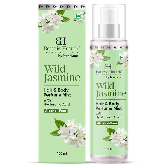 Botanic Hearth Wild Jasmine Hair and Body Perfume Mist 100ml 