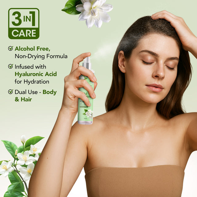 Botanic Hearth Wild Jasmine Hair and Body Perfume Mist 100ml 