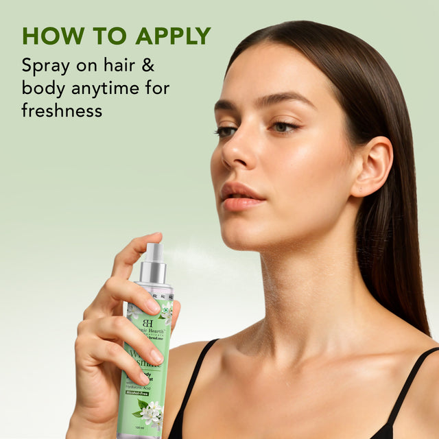 Botanic Hearth Wild Jasmine Hair and Body Perfume Mist 100ml 
