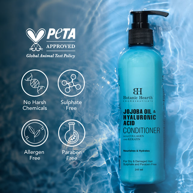 Jojoba Oil & Hyaluronic Acid Conditioner, 245ml