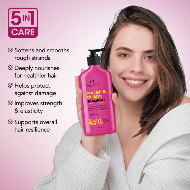 Nourish & Defend Shampoo with Vitamin E & Ceramide