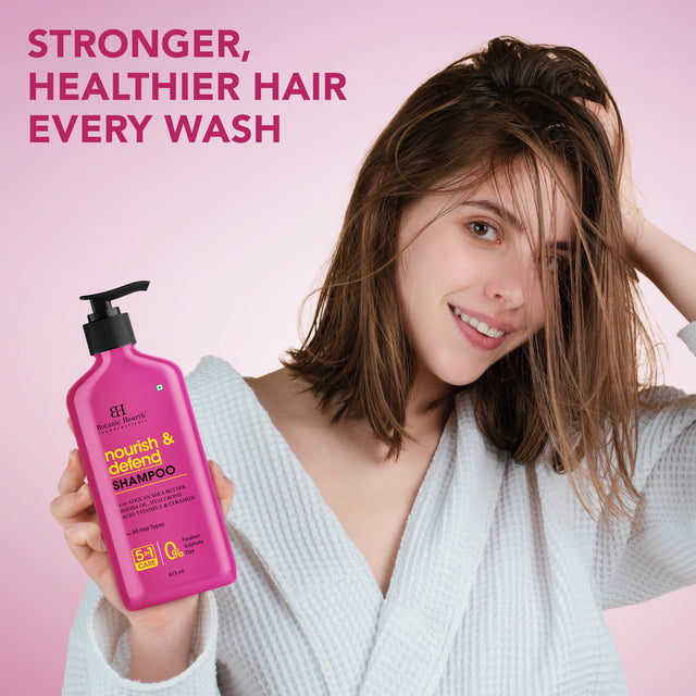 Nourish & Defend Shampoo with Vitamin E & Ceramide