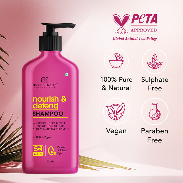 Nourish & Defend Shampoo with Vitamin E & Ceramide