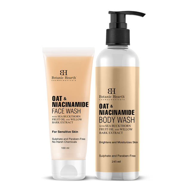 Oat & Niacinamide Bodywash - Facewash (Pack of 2)