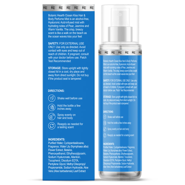 Botanic Hearth Ocean Kiss Hair and Body Perfume Mist 100ml 