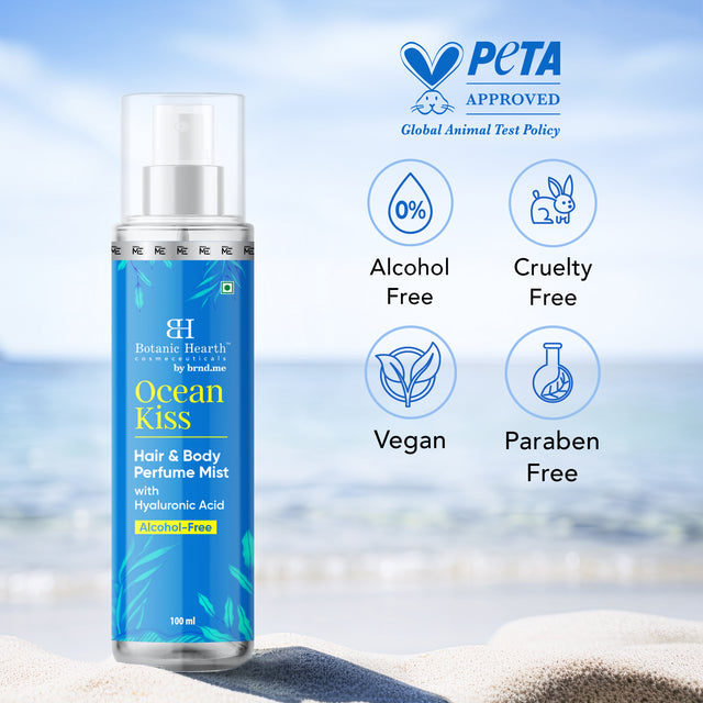 Botanic Hearth Ocean Kiss Hair and Body Perfume Mist 100ml 