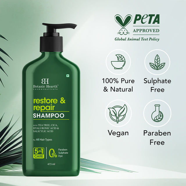 Restore and Repair Shampoo with Tea-Tree Oil & Salicylic Acid