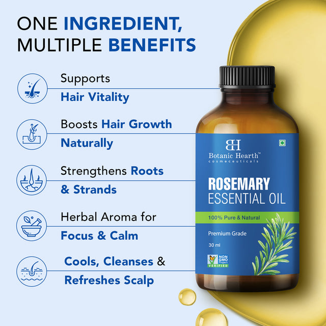 Botanic Hearth Rosemary Essential Oil 30ml