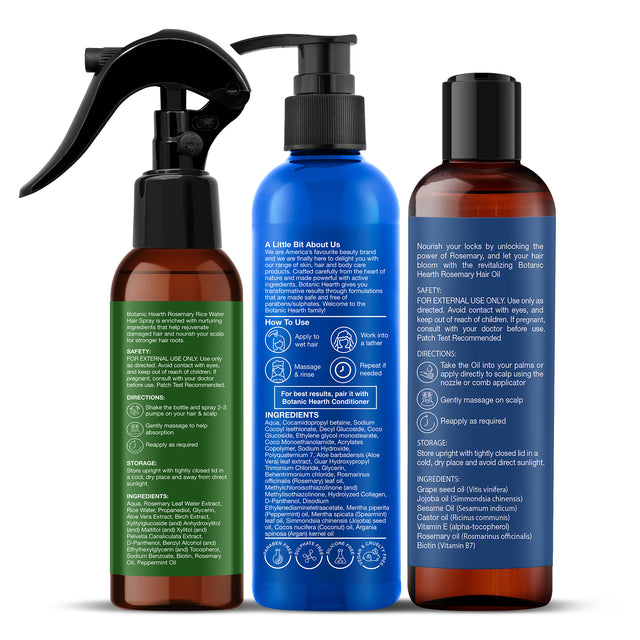 Rosemary 3-Step Hair Care Trio