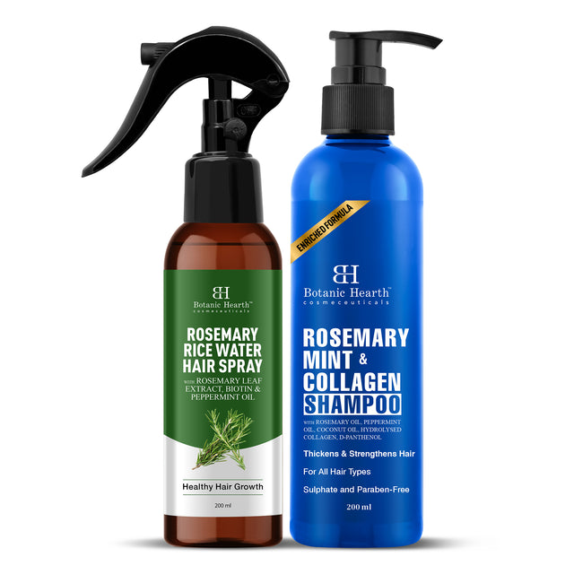 Rosemary Cleanse & Hydrate Shampoo - Spray Set