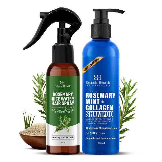Rosemary Cleanse & Hydrate Shampoo - Spray Set