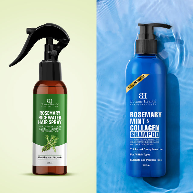 Rosemary Cleanse & Hydrate Shampoo - Spray Set