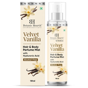 Botanic Hearth Velvet Vanilla Hair and Body Perfume Mist 100ml 